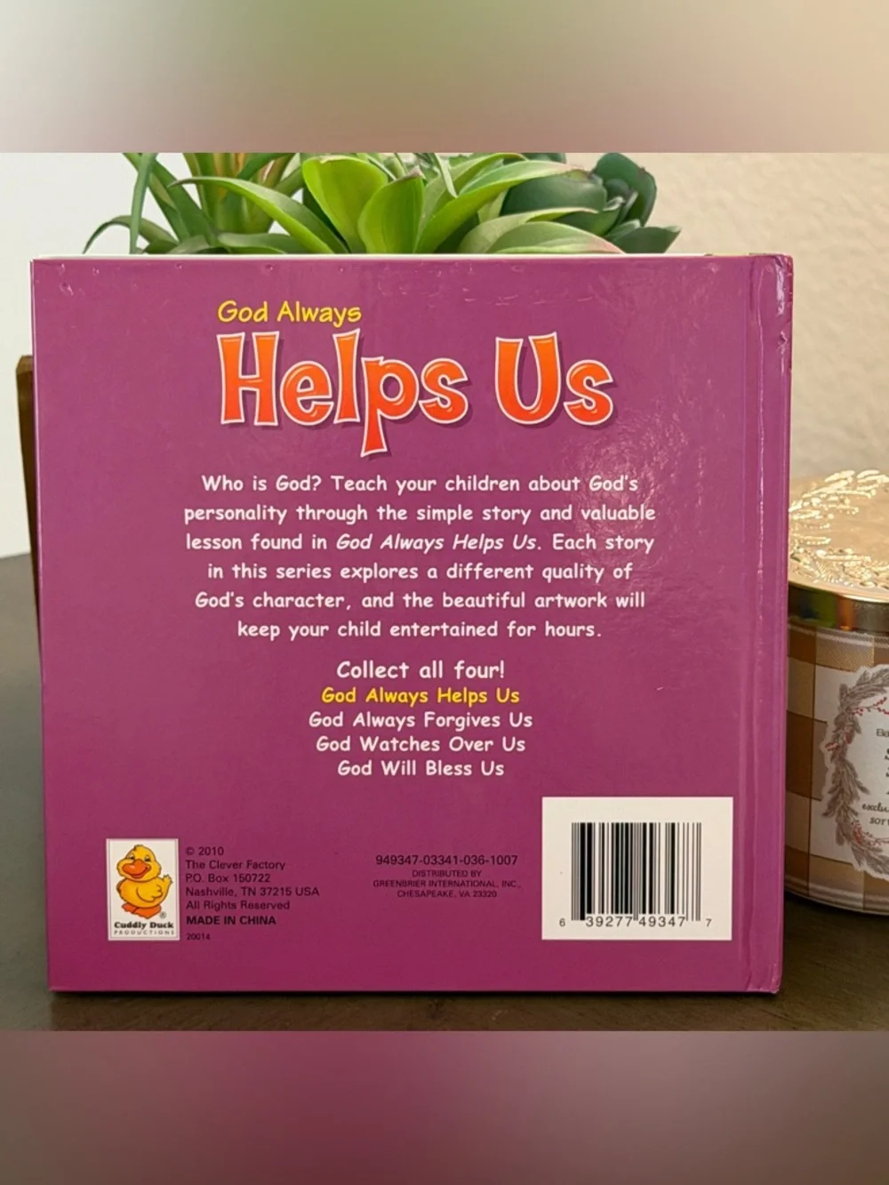 Set of 2 Kids Books~God Always Helps Us & God Always Forgives us